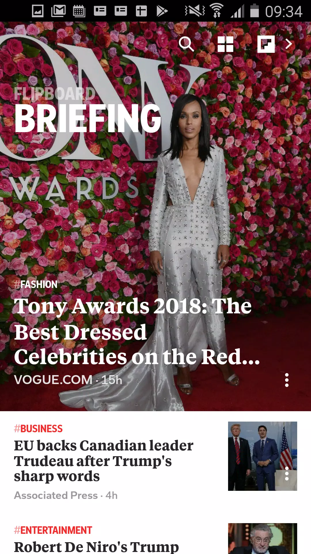 Flipboard Briefing スクリーンショット 1