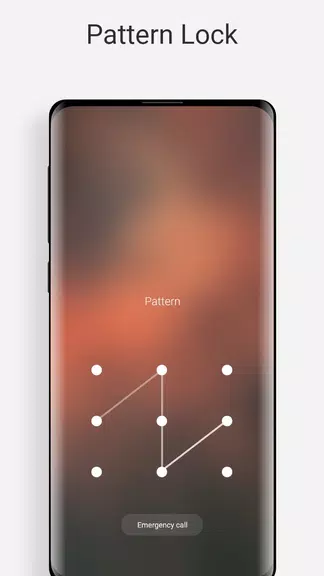 Modern Mi style Lock Screen Captura de pantalla 4