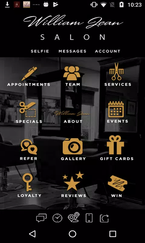 William Jean Salon Screenshot 2