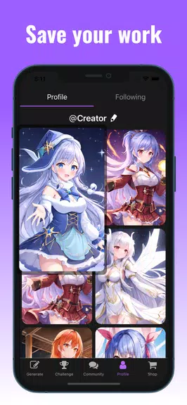 AI Image Generator - Anime Art スクリーンショット 4