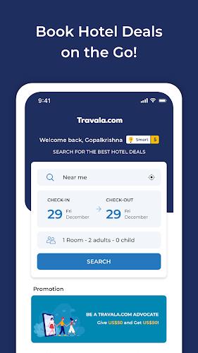 Travala.com: Hotels & Flights スクリーンショット 1