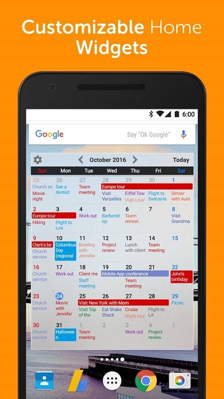 Calendar+ Schedule Planner Captura de pantalla 1