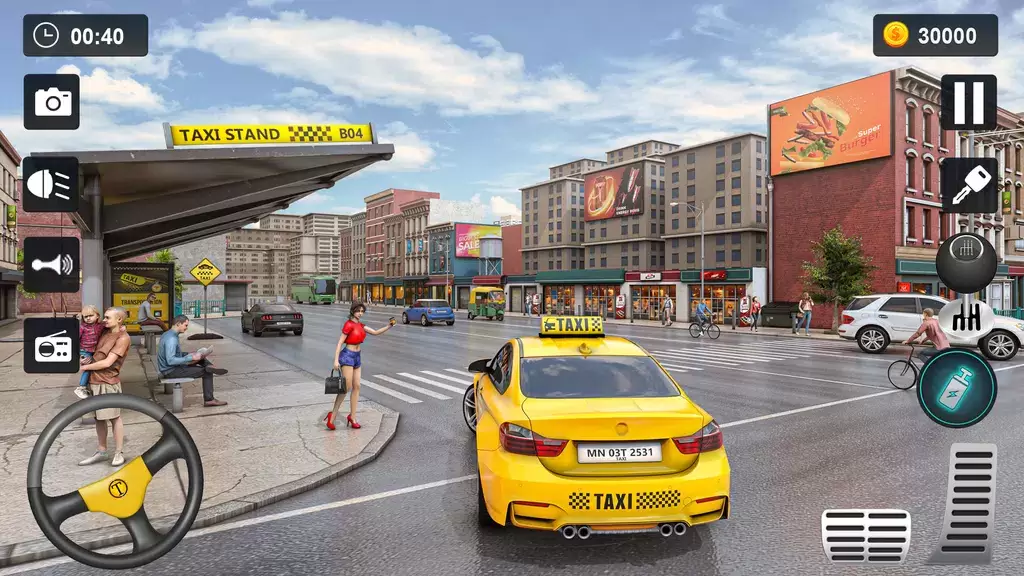 Taxi Simulator 3D - Taxi Games Screenshot 3