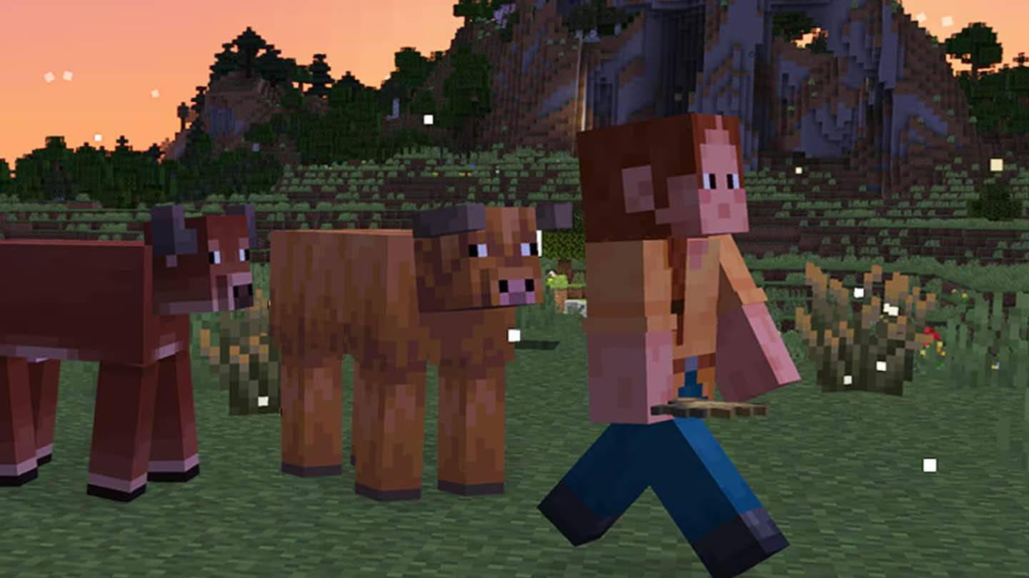 Minecraft revealed adaptive cows, a new plant with fireflies and ambient music