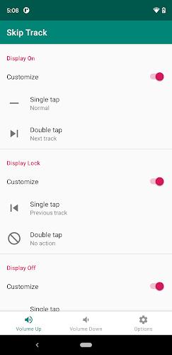 Skip track: volume button skip Captura de tela 1