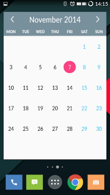 Month Calendar Widget by BiHSnow Capture d'écran 1