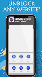 Browser VPN Private Proxy Captura de tela 1