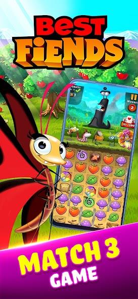 Best Fiends - Match 3 Puzzles Mod Capture d'écran 1