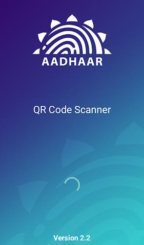 Aadhaar QR Scanner Capture d'écran 1