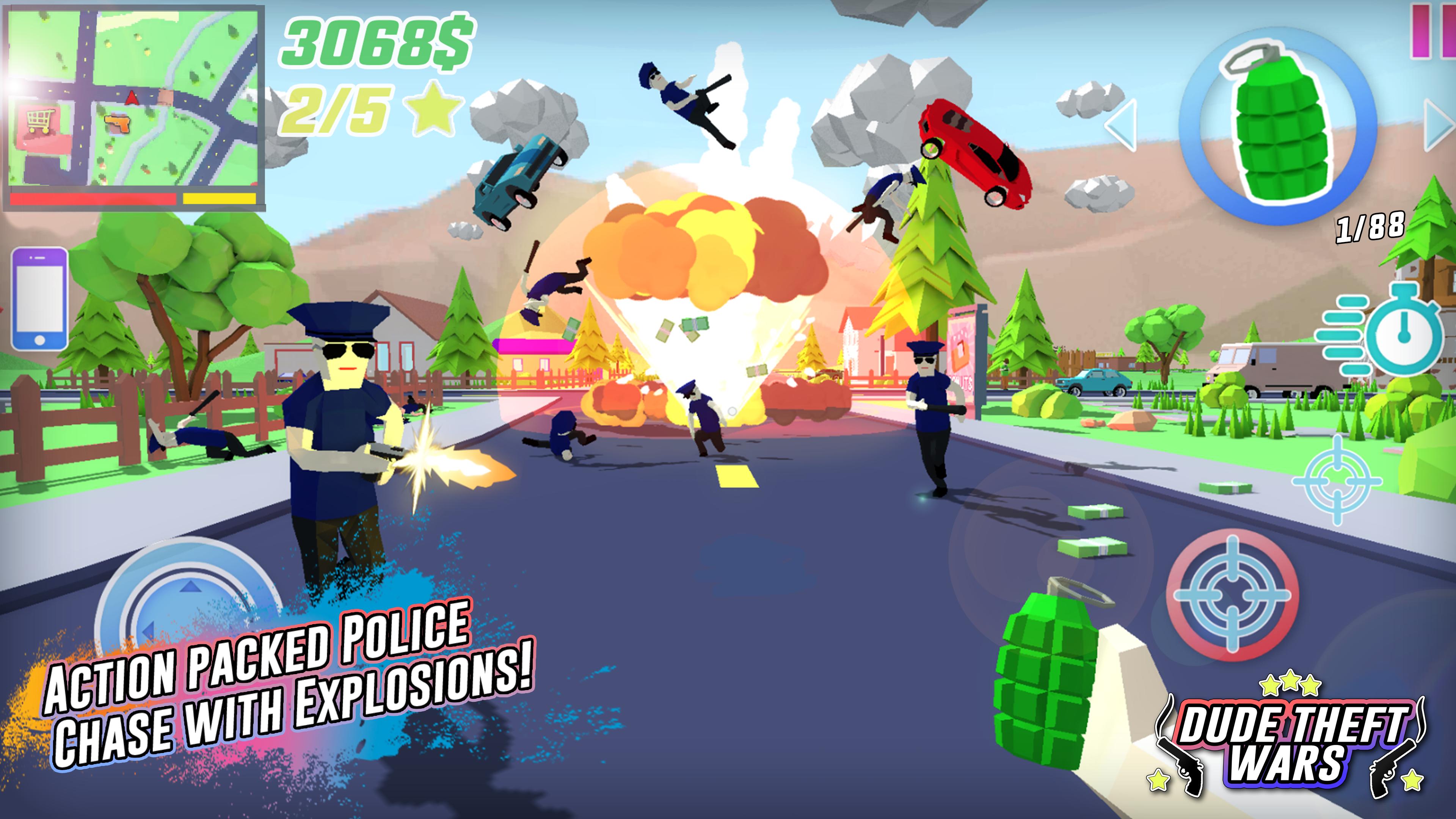 Dude Theft Wars FPS Open world 스크린샷 1