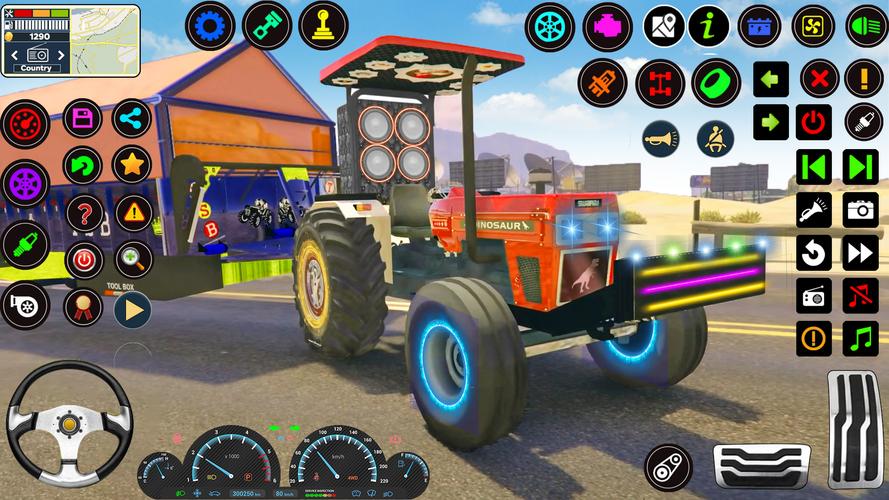 Indian Tractor Tochan Game 3d應用截圖第1張