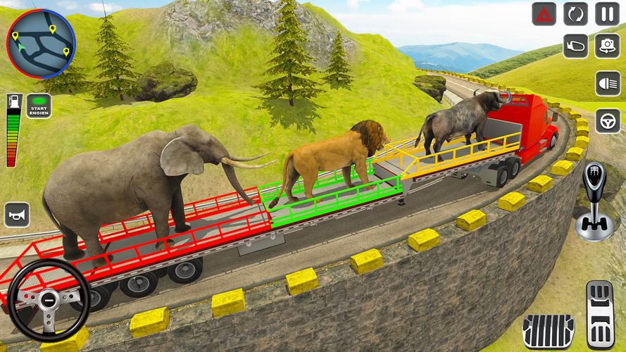 Wild Animal Truck Transporter Capture d'écran 2
