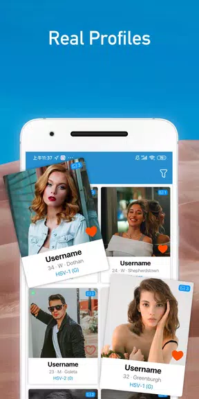 Positive Match: Herpes Dating應用截圖第2張