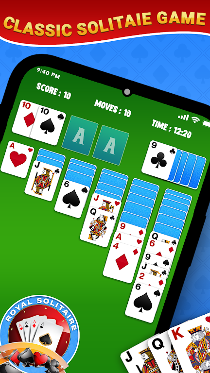 Royal Solitaire Card Game Screenshot 1
