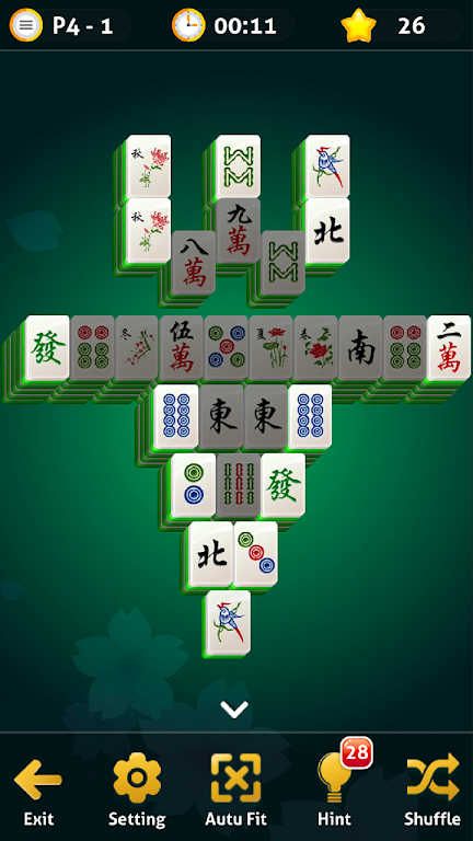 Mahjong Solitaire - Oriental Journey スクリーンショット 1
