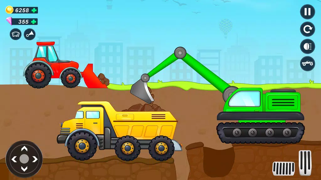 JCB Construction Truck Games Captura de pantalla 1