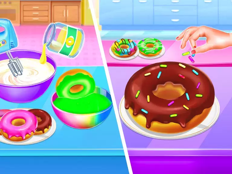 Make Donuts Game - Donut Maker スクリーンショット 1