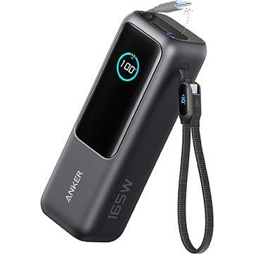 2 개의 내장 USB Type-C 케이블이있는 Anker 25,000mah 165w 파워 뱅크