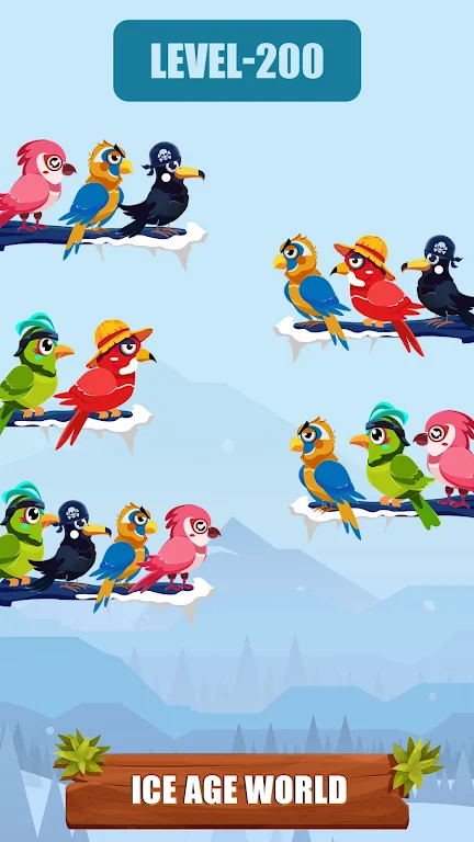 Bird Sort Color - Puzzle Games Captura de pantalla 1