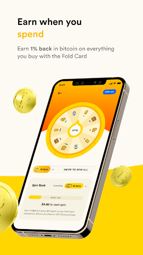 Fold Earn and buy bitcoin スクリーンショット 4