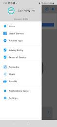 Zain VPN Pro Captura de tela 3