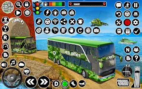 Army Coach Bus Simulator Games Captura de tela 4