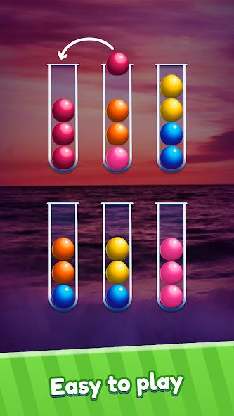 Ball Sort Puzzle Color Sort Mod स्क्रीनशॉट 1