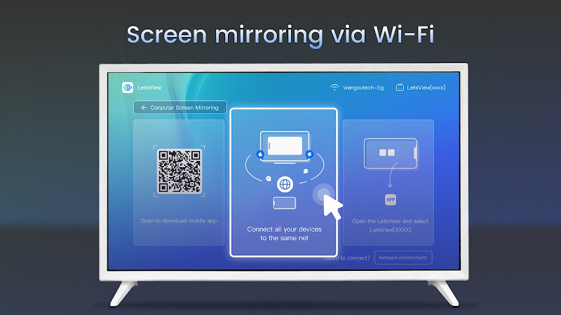 LetsView-テレビ用の無線画面ミラーリングアプリ スクリーンショット 3