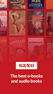 Saxo: Audiobooks & E-books स्क्रीनशॉट 1