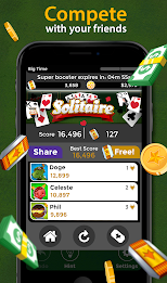 Solitaire - Make Money 스크린샷 1