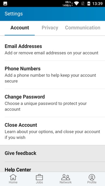LinkedIn Lite Скриншот 1