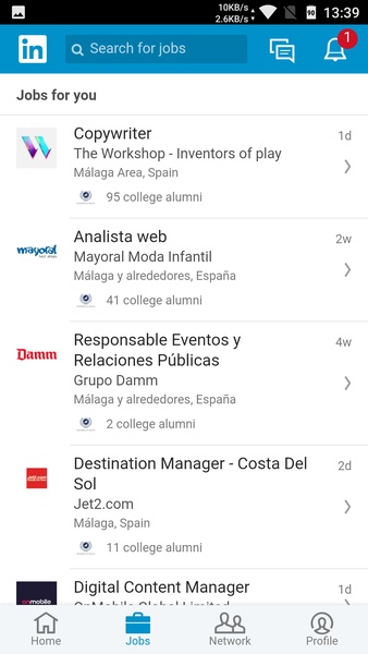 LinkedIn Lite Скриншот 4