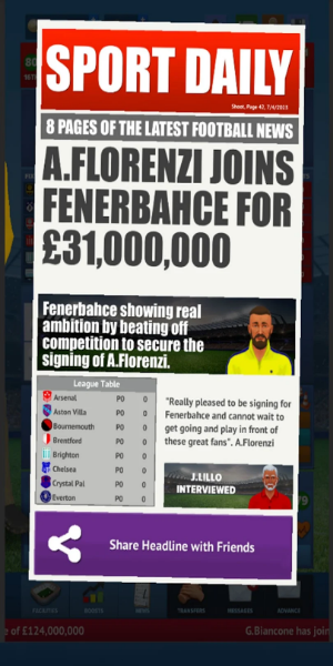 Soccer Club Management 2024 Mod स्क्रीनशॉट 2