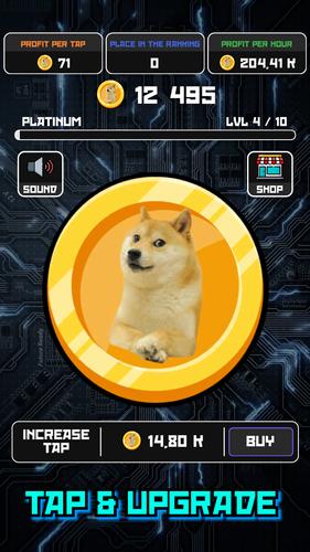 Crypto Clicker Doge Coin Idle应用截图第1张