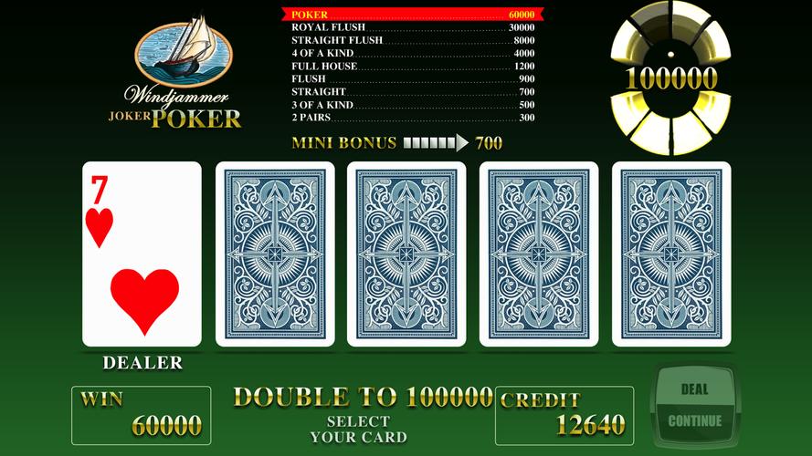 Windjammer Poker स्क्रीनशॉट 1