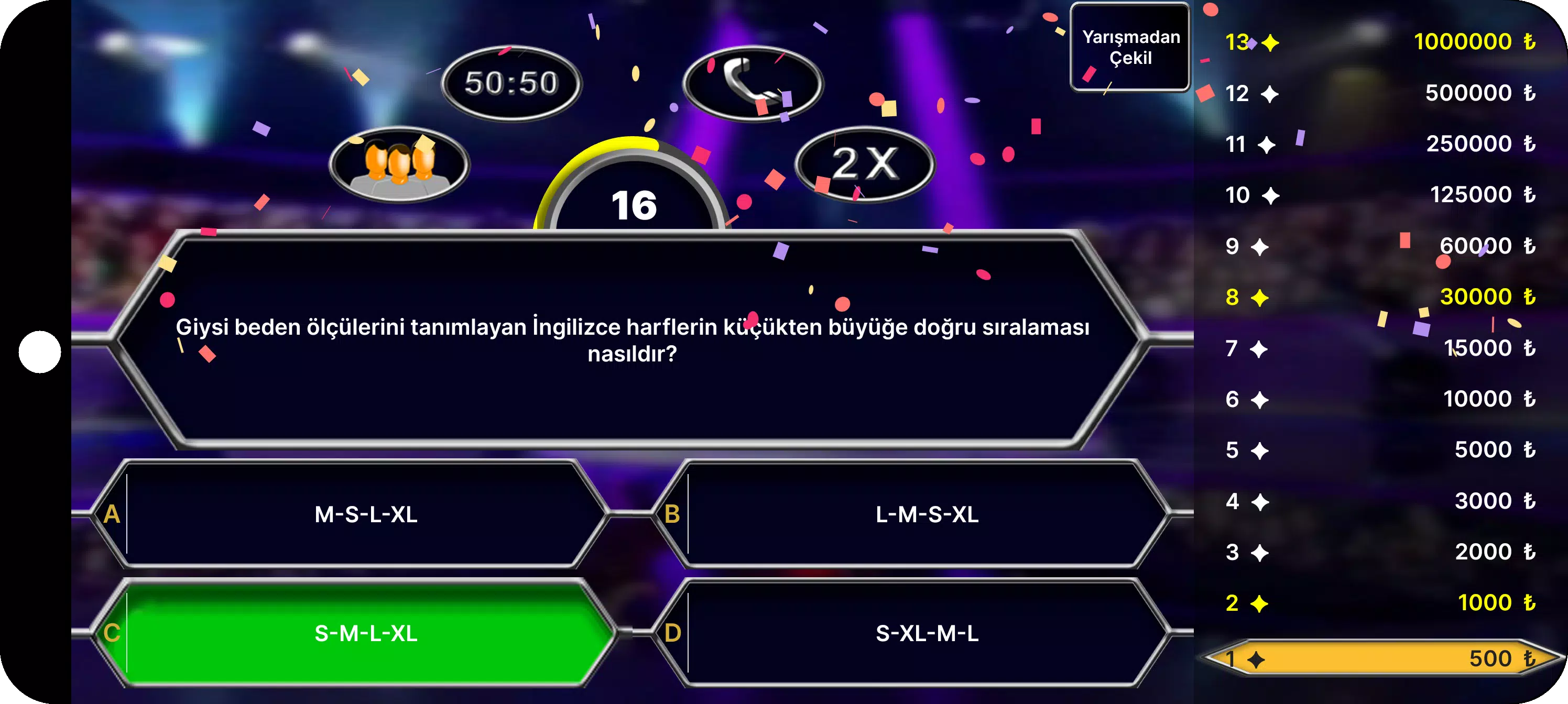 Milyoner Bilgi Yarışması スクリーンショット 3