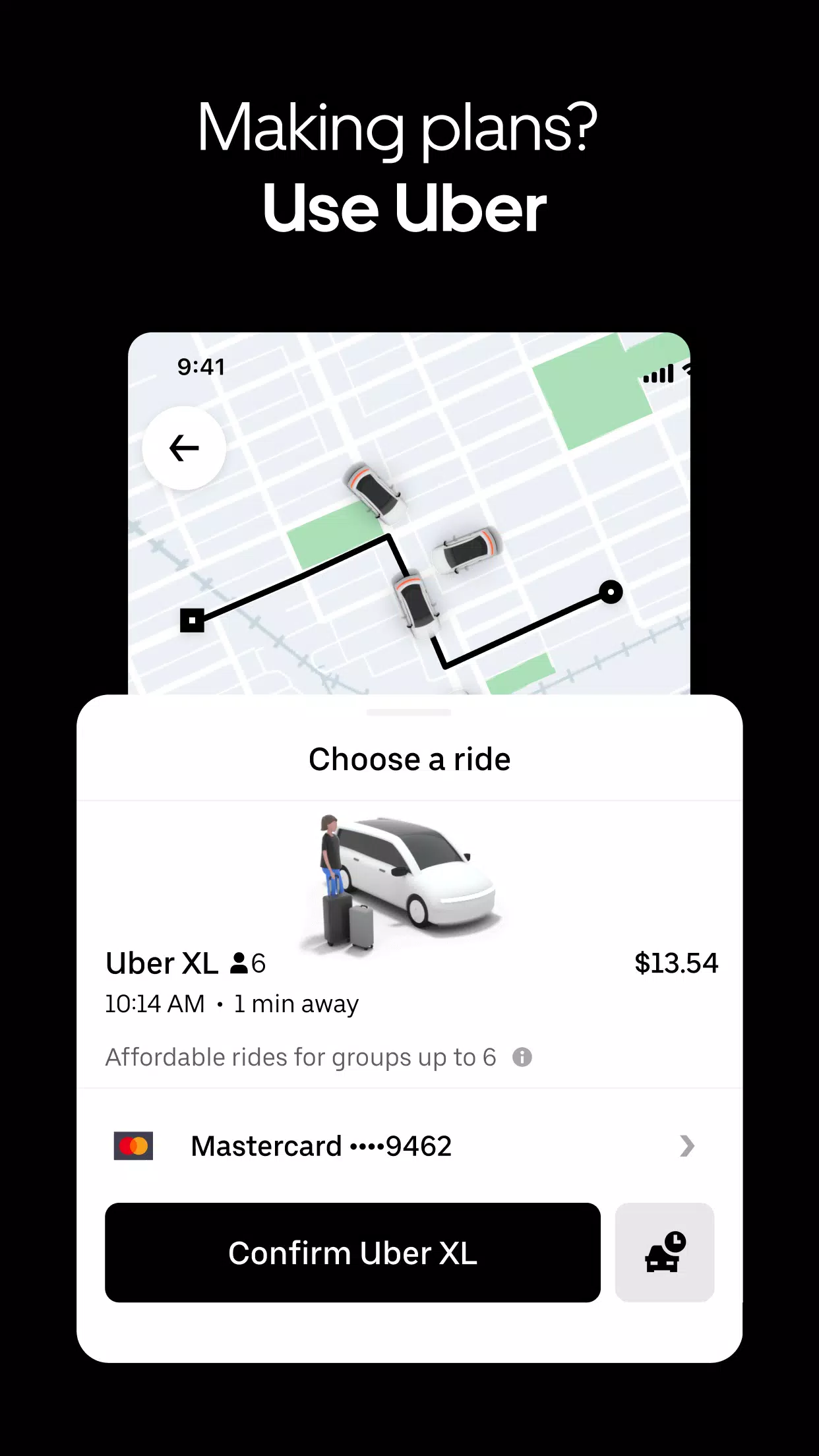 Uber - Eine Fahrt bestellen Screenshot 4