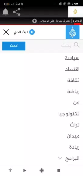 الجزيرة نت Captura de pantalla 1