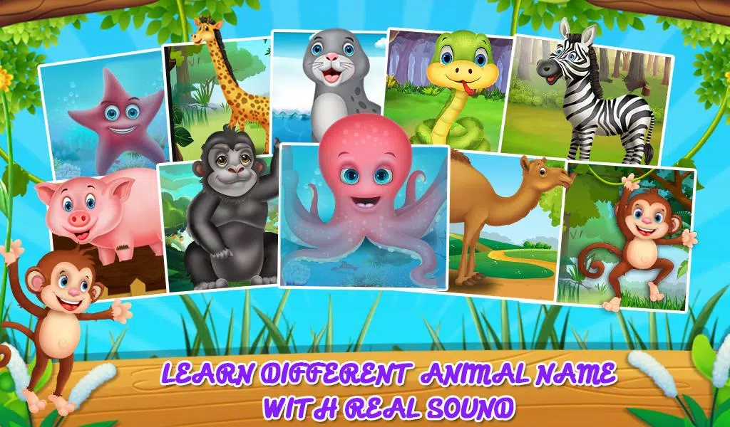 Learning Animal Sounds Games Скриншот 3