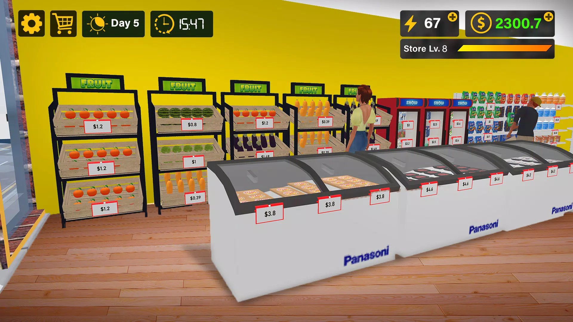 Supermarket 3D Simulation Game 스크린샷 2