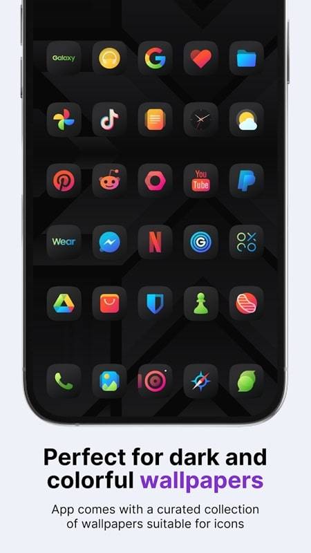 Athena Dark Icon Pack स्क्रीनशॉट 2