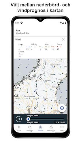 SMHI Väder 스크린샷 4