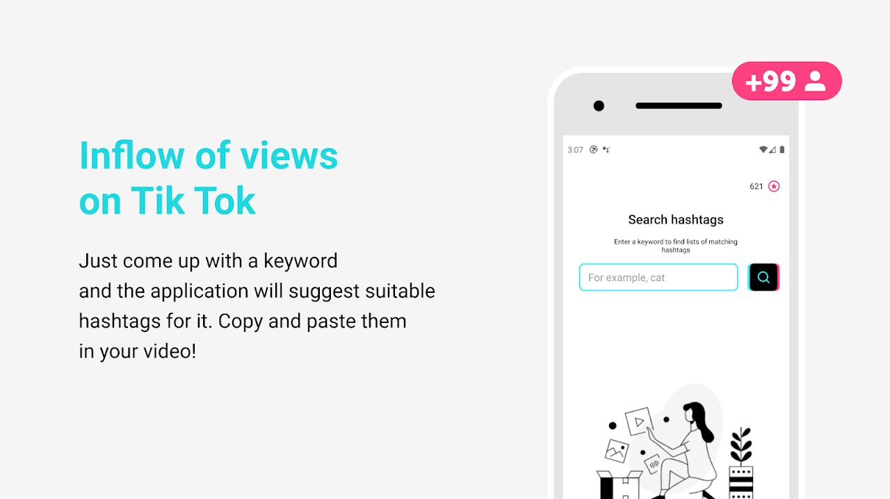 Views and followers by hashtags for TikTok 스크린샷 2