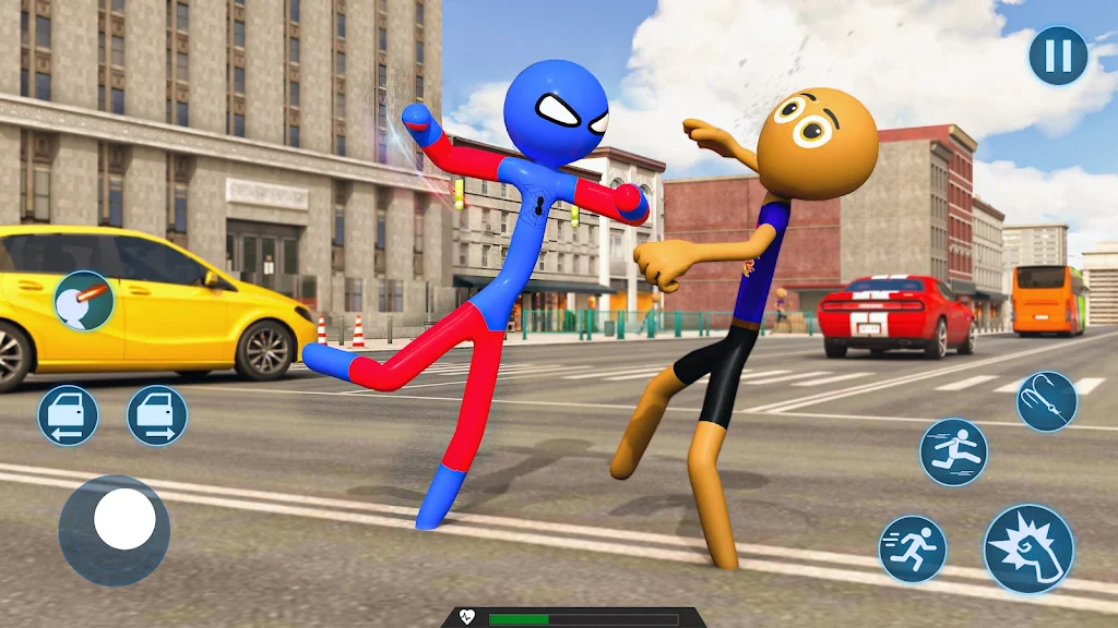 Spider Hero Stickman Rope Hero Screenshot 1