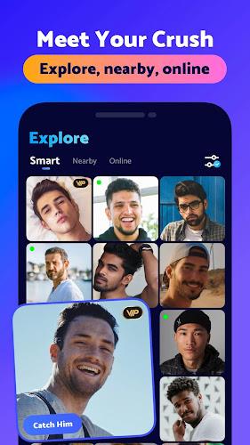 Blued: Gay Live Chat & Dating Captura de pantalla 3