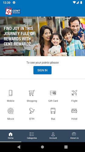 Cent Rewardz Capture d'écran 1
