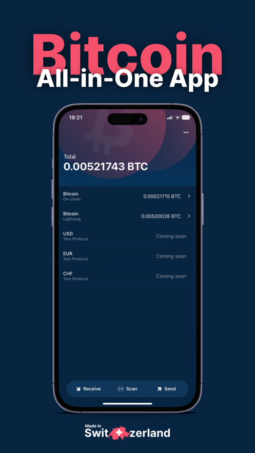 DFX BTC Taro Wallet स्क्रीनशॉट 2