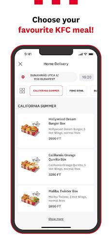 KFC Magyarország應用截圖第3張
