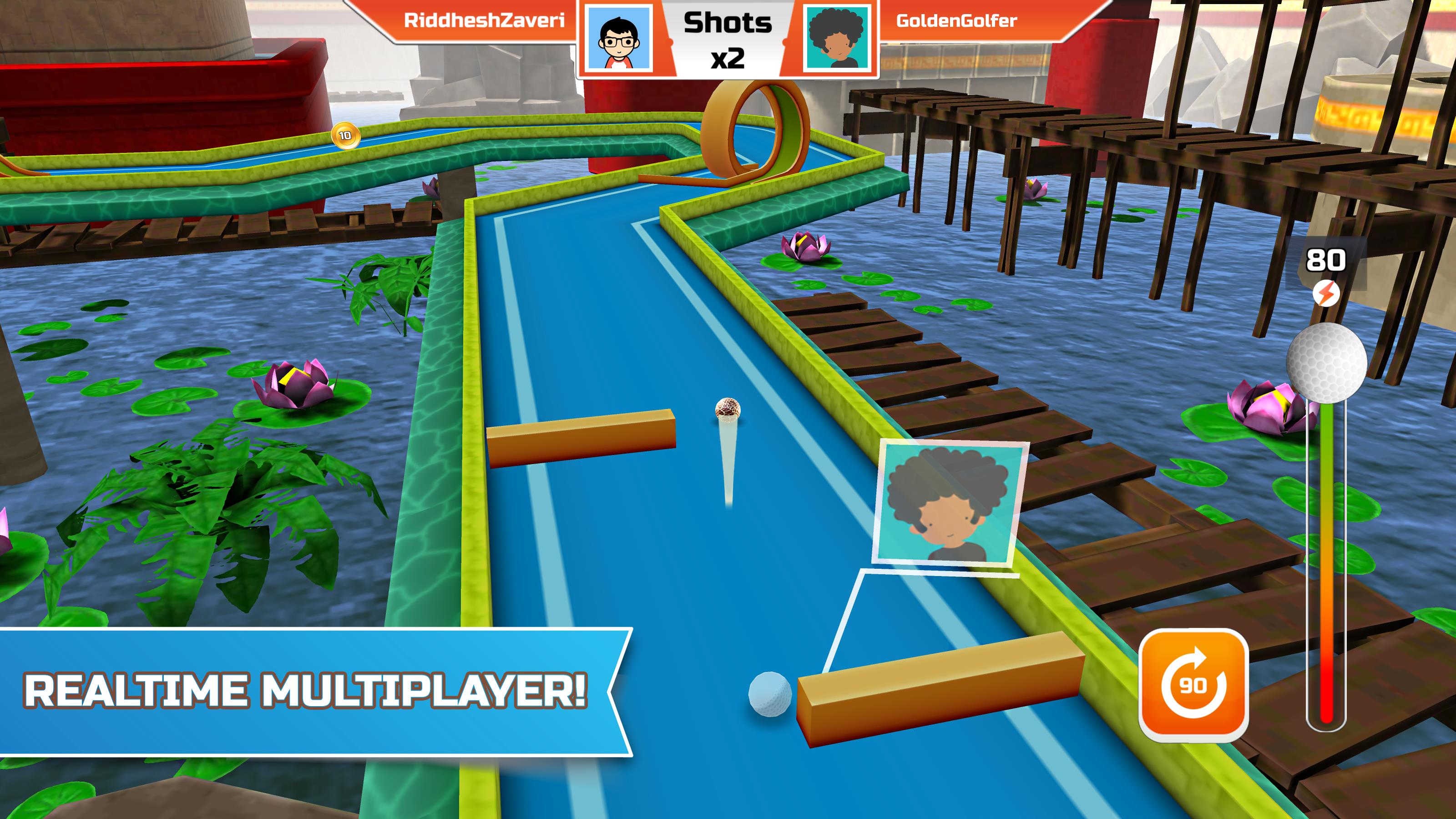 Mini Golf 3D Multiplayer Rival スクリーンショット 2