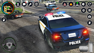 SUV Police Car Chase Thief Sim Скриншот 3